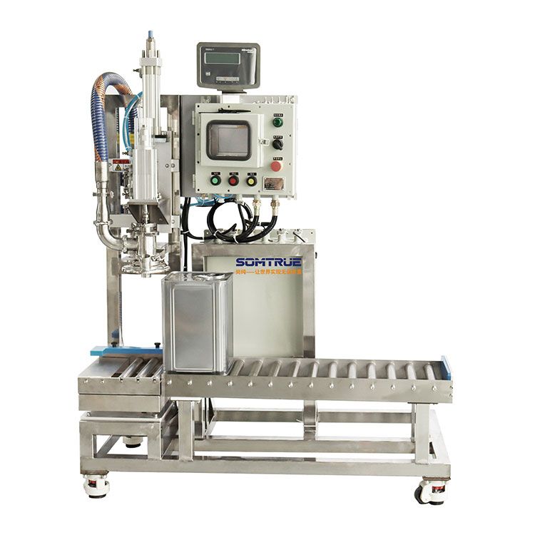 20-100L Barrel Semi-Automatic Raw Material Filling Machine